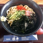 釜あげうどん 団平 - わかめうどん(冷)　820円