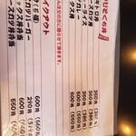 まさか - メニュー