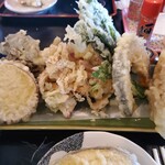 まさか - かき揚げがデカイなぁ～‼️