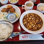 中国料理 川菜味 - 麻婆豆腐からあげランチ1300円