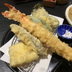 蕎麦 やすたけ - 大海老天ぷら