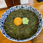麺哲支店 麺野郎 - メカブ(ご飯割り有):一見単調そうで全然飽きない逸品