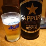Sanoya - 瓶ﾋﾞｰﾙ大瓶(¥720)