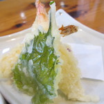 活魚料理一徳 - 天ぷら盛り合わせ