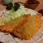 田舎料理 とくべえ - アジフライ