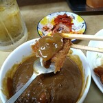 信濃路 - カレーつけてみたりして
