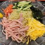 Hidakaya - 黒酢しょうゆ冷し麺 完成！