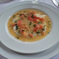フランス料理グルメ -  真鯛のトマトバジルソース