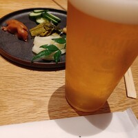 うなぎ四代目菊川 ムスブ田町店 - プレミアムモルツ