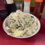 ラーメン二郎 - ラーメン　ヤサイマシ　ニンニクマシ　アブラマシマシ