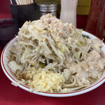 ラーメン二郎 - ラーメン　ヤサイマシ　ニンニクマシ　アブラマシマシ