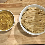 麺屋 K - カレーつけ麺 大盛 上から