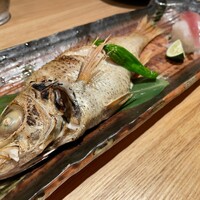 魚の中俣 銀座 - のど黒の塩焼き