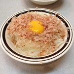 キッチンふるはし - オニオンスライス（卵黄入り）（１８時～）（３８０円）２０１３年３月