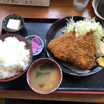 スーパーキッチン かさや - あじフライ定食