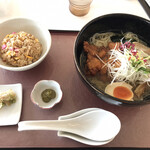 くまもと中央カントリークラブ - 冷し塩ラーメンセット