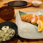 かつ吉 野庵 - 特吟上ロースかつ定食