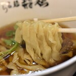 らぁ麺 飛鶏 - 鶏そば(少な目)＋手もみ太麺に変更