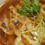 らぁ麺 飛鶏 - 鶏そば(少な目)＋手もみ太麺に変更