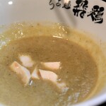 らぁ麺 飛鶏 - 濃厚つけ麺（スープ割後）