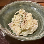 くずし和食そら - 豚肉の天ぷら御膳(\850)　小鉢・ポテトサラダ
