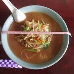満福食堂 - 味噌ラーメン_650円　丼の直径21cm
