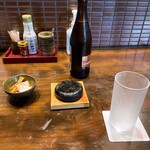 焼鳥・野菜巻き串・餃子 てしごと家 - とおっ、1杯目のビール遠っっっ
