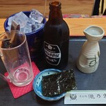 Soba Doko Ro Takinoya - 黒ホッピーセット 520円