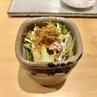 焼鳥 ひら野 - じゃこサラダ