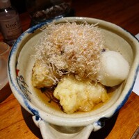 島之内 一陽 - 鱧と水ナスの揚げ出し