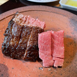 やまぐち - ⑦40日熟成黒毛和牛フィレの炭火焼き