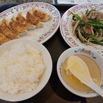 餃子の王将 - 料理写真:レバニラ定食