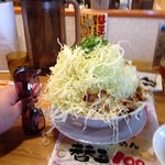 濃厚煮干とんこつラーメン 石田てっぺい - 鬼盛り