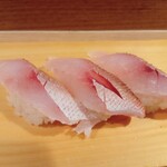 寿司 築地日本海 - 真鯛84㌘