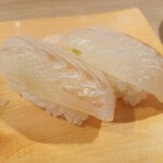 寿司 築地日本海 - ヒラメ54,5㌘