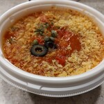 セブンイレブン - 料理写真:アルポルト監修〜シェフの気まぐれオリーブ&トマトパスタ