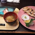 うみからそらへ - うみそら定食  アマダイの塩焼き  1500円