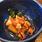 うみからそらへ - 小鉢はホタルイカ