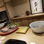 富小路 やま岸 - やま岸で齊華の文字が共演の証