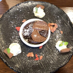 Green Cafe Ryoku Sabou - 入口即化的熔心巧克力蛋糕