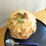 セボン丸三 - キャラメルサレかき氷(アングレーズソースバージョン)