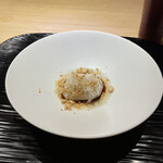 富小路 やま岸 - 白子の白髪葱胡麻油かけ