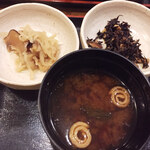 Shunka - 小鉢&味噌汁