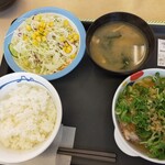 Matsuya - ネギ塩チキングリル定食