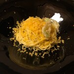 満寿家 - 満寿家　蕗の薹と自家製唐墨パスタ