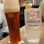 ひろしまギョウザ produced by 餃子家 龍 - 宮島ドラフトビール　瀬戸内レモンサワー