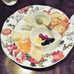 ブラッスリー ランコン - チーズ盛り合わせ(５種)