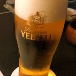 満寿家 - 満寿家　乾杯はヱビス