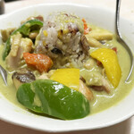がばちょ - グリーンカレー（米）（630円）