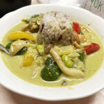 がばちょ - グリーンカレー（米）（630円）